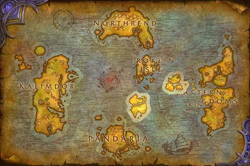 Warmane WoW World Map